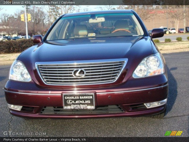 Black Cherry Pearl / Cashmere 2004 Lexus LS 430