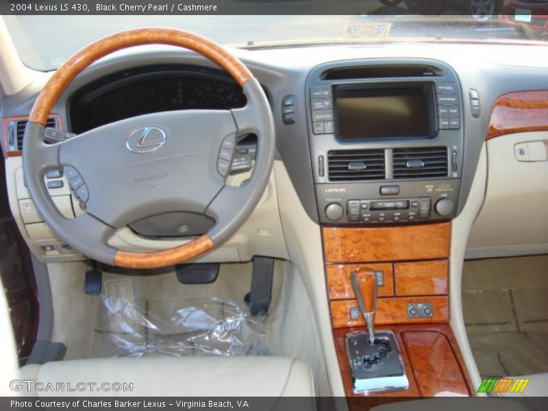 Black Cherry Pearl / Cashmere 2004 Lexus LS 430