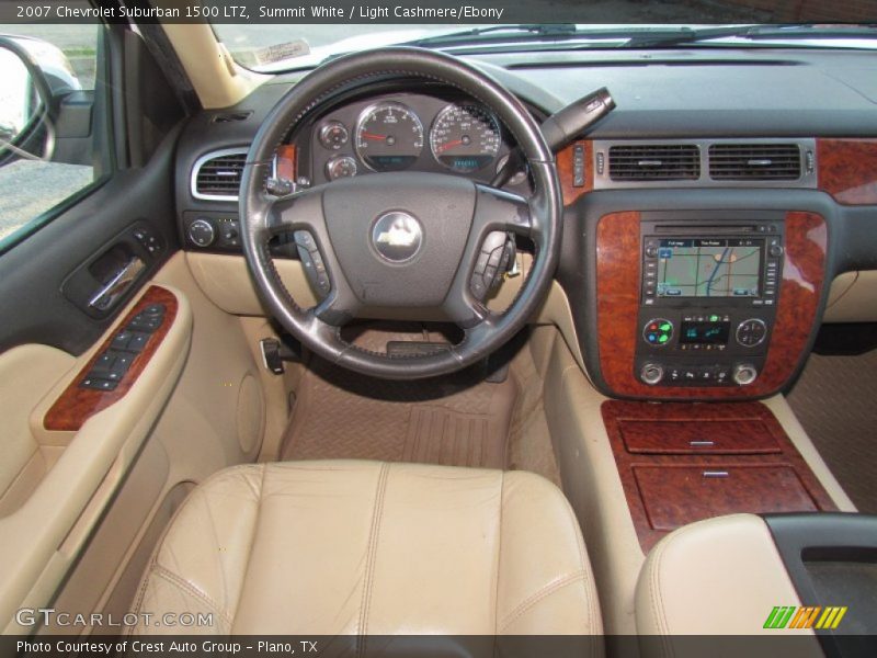 Summit White / Light Cashmere/Ebony 2007 Chevrolet Suburban 1500 LTZ