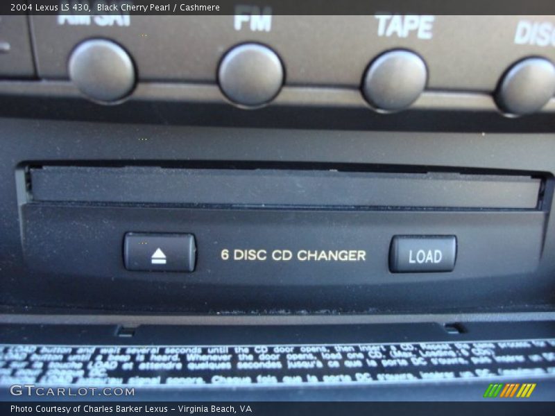 Black Cherry Pearl / Cashmere 2004 Lexus LS 430