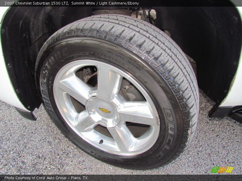 Summit White / Light Cashmere/Ebony 2007 Chevrolet Suburban 1500 LTZ