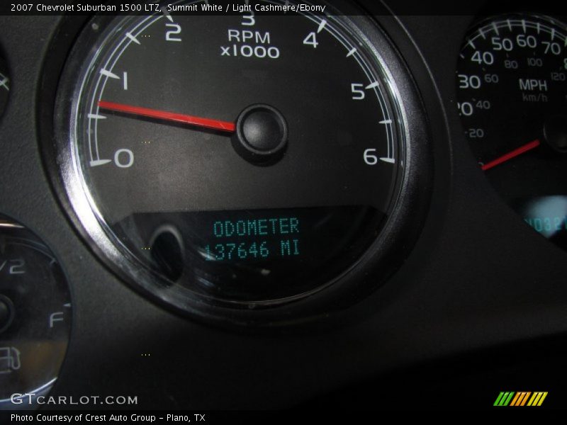 Summit White / Light Cashmere/Ebony 2007 Chevrolet Suburban 1500 LTZ