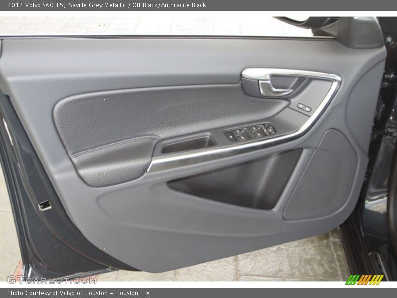 Saville Grey Metallic / Off Black/Anthracite Black 2012 Volvo S60 T5