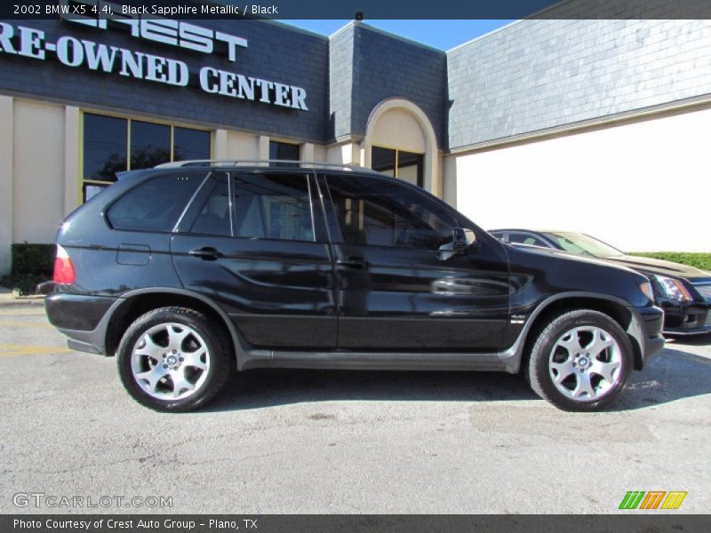 Black Sapphire Metallic / Black 2002 BMW X5 4.4i