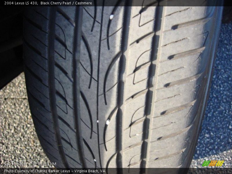 Black Cherry Pearl / Cashmere 2004 Lexus LS 430