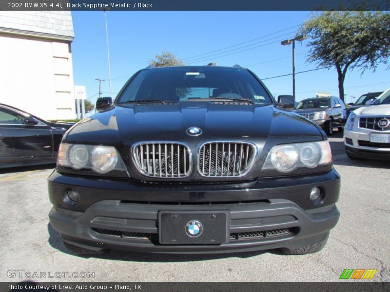 Black Sapphire Metallic / Black 2002 BMW X5 4.4i