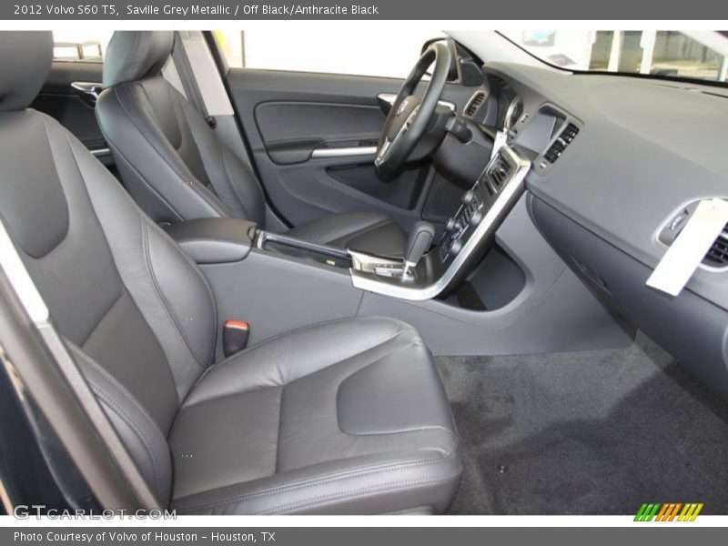 Saville Grey Metallic / Off Black/Anthracite Black 2012 Volvo S60 T5