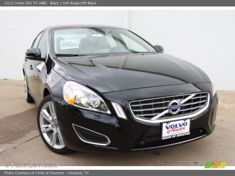 Black / Soft Beige/Off Black 2012 Volvo S60 T6 AWD