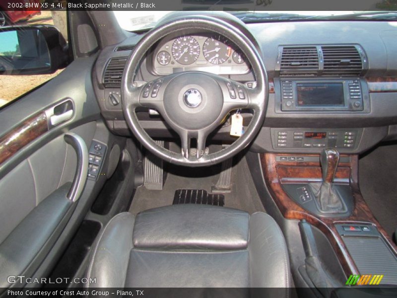 Black Sapphire Metallic / Black 2002 BMW X5 4.4i