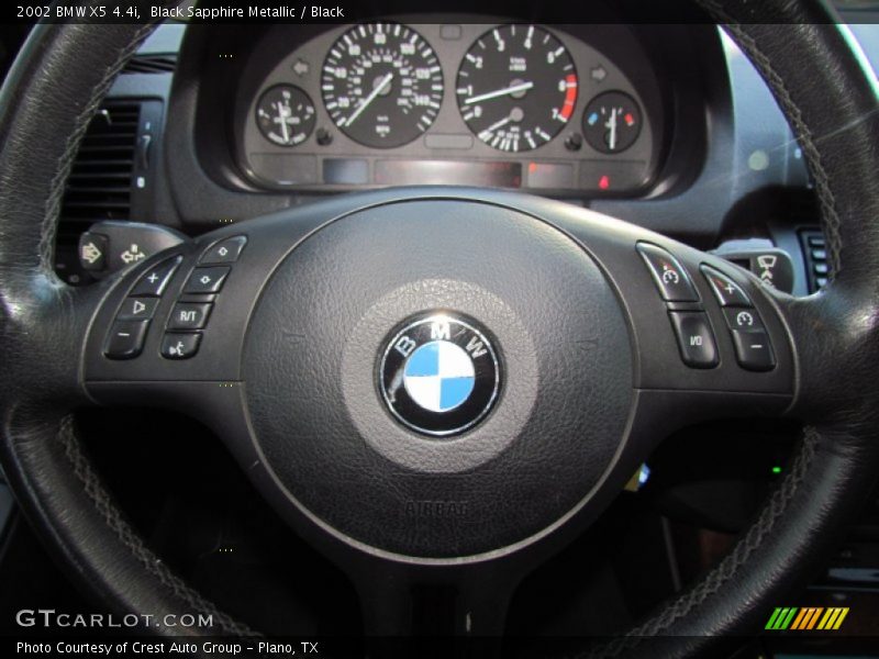 Black Sapphire Metallic / Black 2002 BMW X5 4.4i