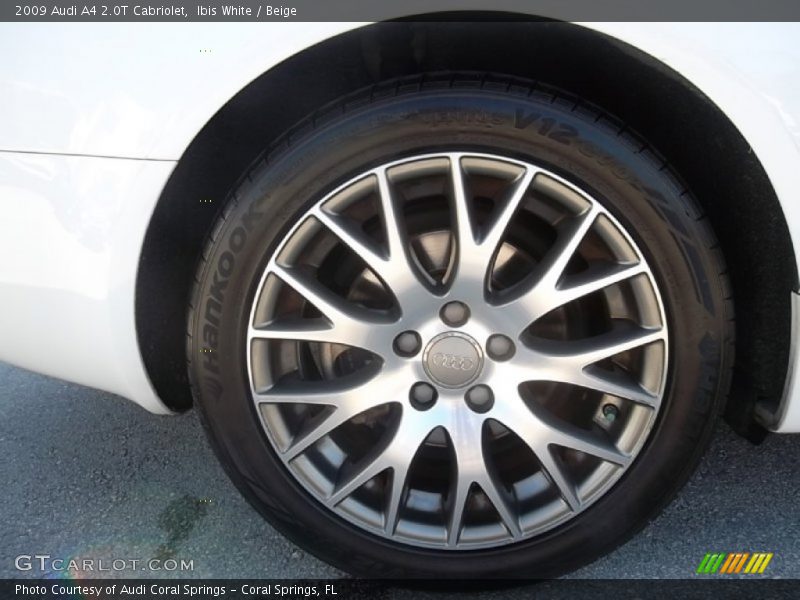 Ibis White / Beige 2009 Audi A4 2.0T Cabriolet