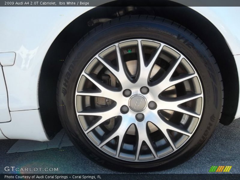 Ibis White / Beige 2009 Audi A4 2.0T Cabriolet