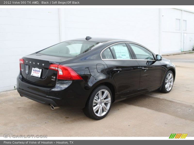 Black / Soft Beige/Off Black 2012 Volvo S60 T6 AWD
