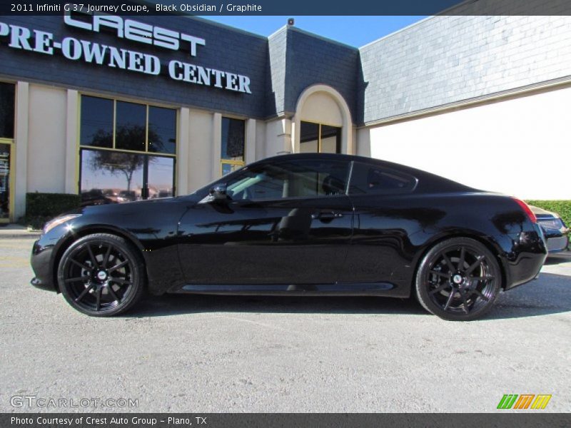 Black Obsidian / Graphite 2011 Infiniti G 37 Journey Coupe