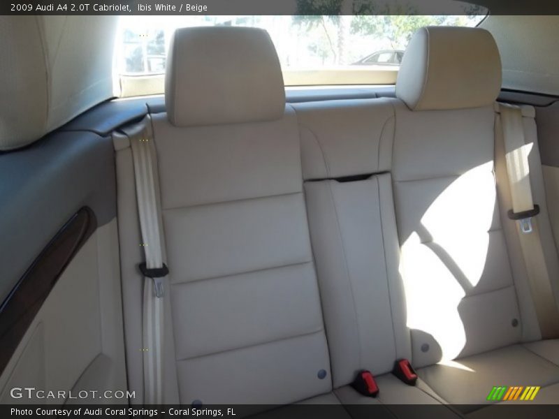 Ibis White / Beige 2009 Audi A4 2.0T Cabriolet