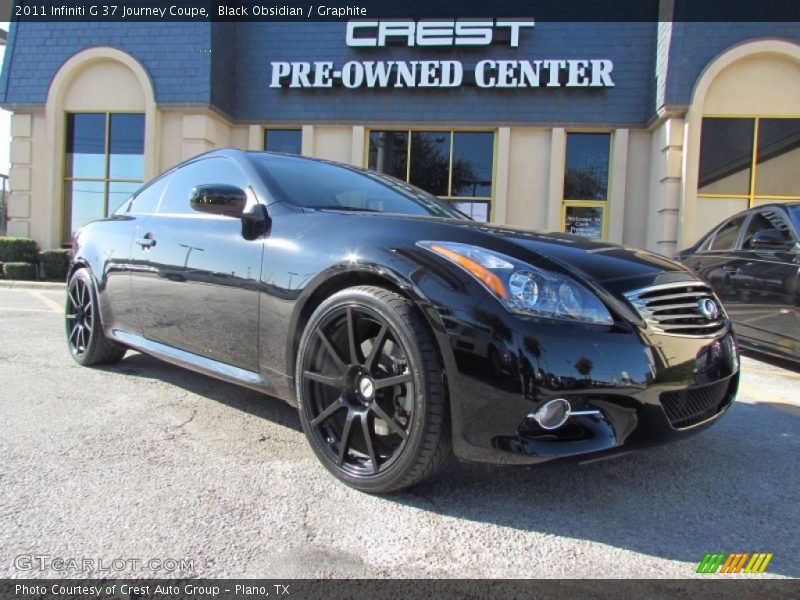 Black Obsidian / Graphite 2011 Infiniti G 37 Journey Coupe