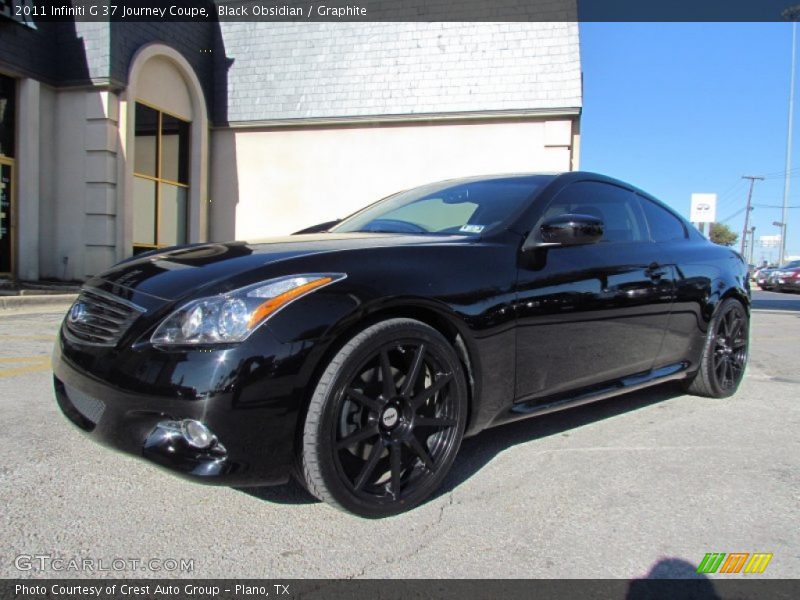 Black Obsidian / Graphite 2011 Infiniti G 37 Journey Coupe
