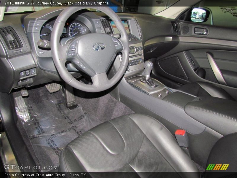 Black Obsidian / Graphite 2011 Infiniti G 37 Journey Coupe