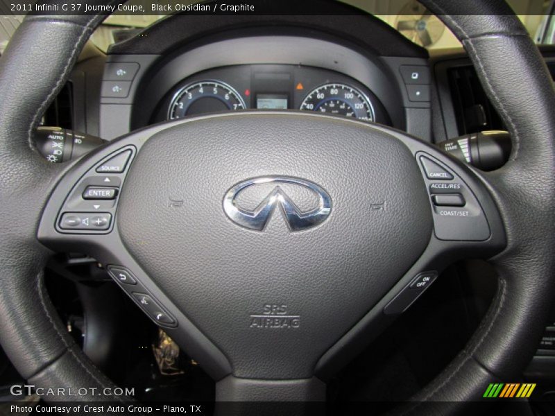 Black Obsidian / Graphite 2011 Infiniti G 37 Journey Coupe