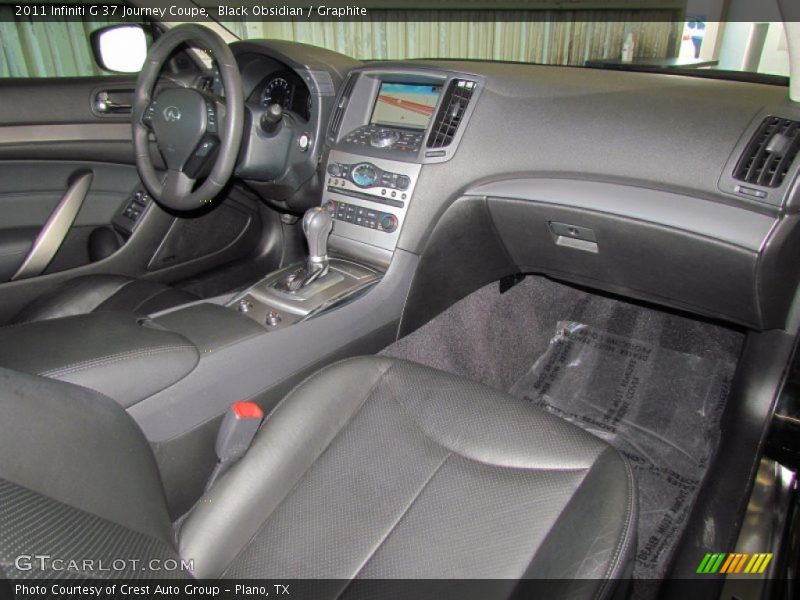 Black Obsidian / Graphite 2011 Infiniti G 37 Journey Coupe