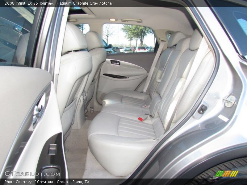 Platinum Graphite Gray / Stone 2008 Infiniti EX 35 Journey
