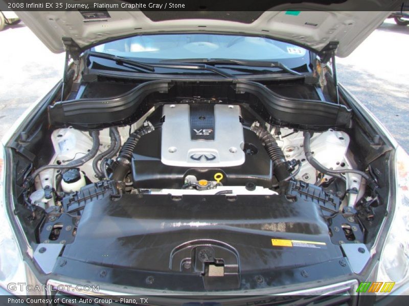 Platinum Graphite Gray / Stone 2008 Infiniti EX 35 Journey