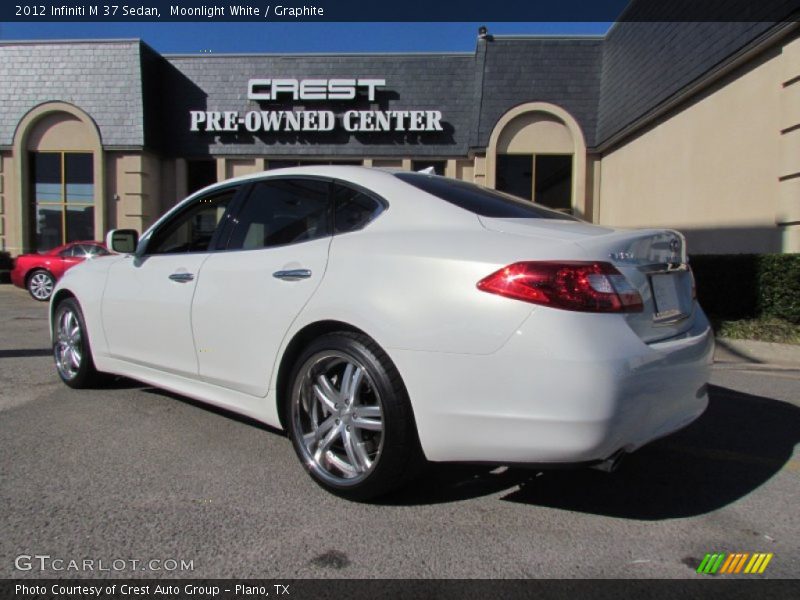 Moonlight White / Graphite 2012 Infiniti M 37 Sedan