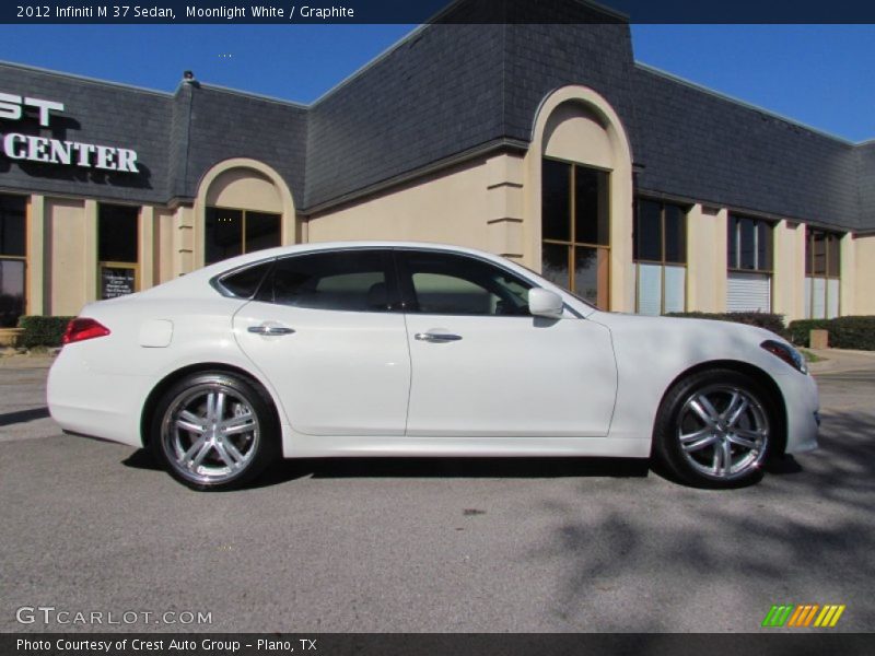 Moonlight White / Graphite 2012 Infiniti M 37 Sedan