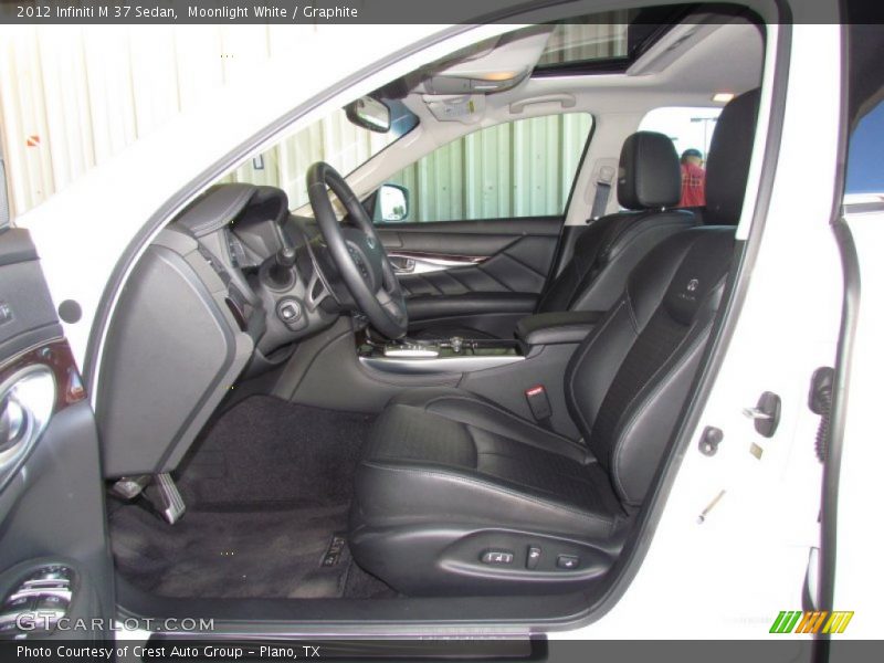  2012 M 37 Sedan Graphite Interior