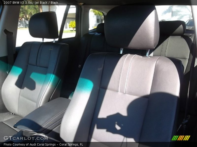 Jet Black / Black 2007 BMW X3 3.0si