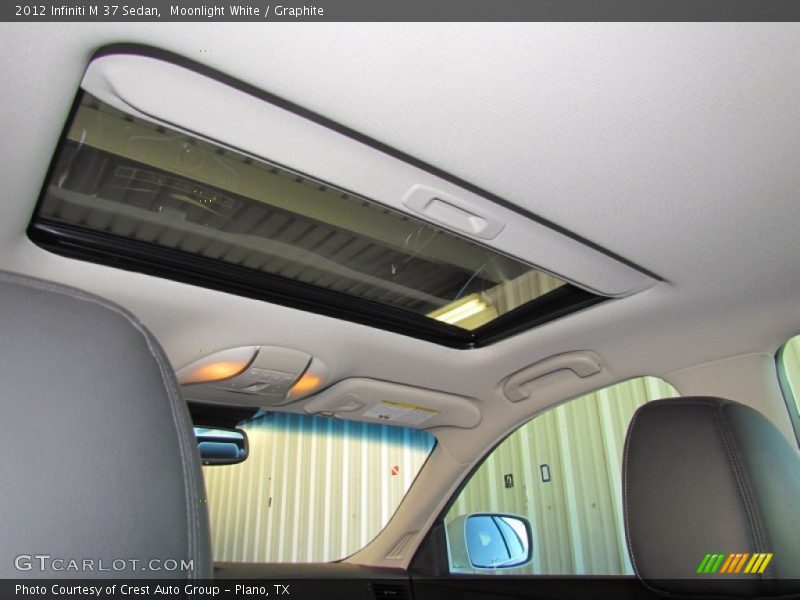 Moonlight White / Graphite 2012 Infiniti M 37 Sedan