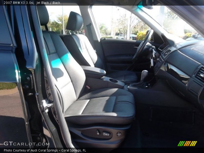 Jet Black / Black 2007 BMW X3 3.0si