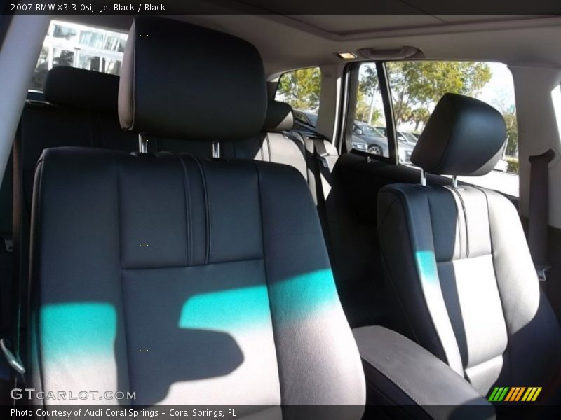 Jet Black / Black 2007 BMW X3 3.0si