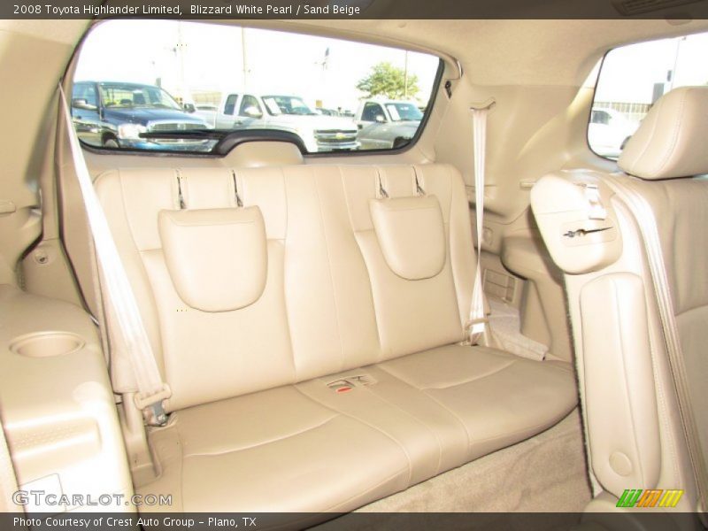Blizzard White Pearl / Sand Beige 2008 Toyota Highlander Limited