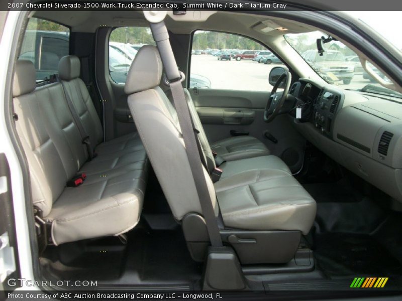 Summit White / Dark Titanium Gray 2007 Chevrolet Silverado 1500 Work Truck Extended Cab