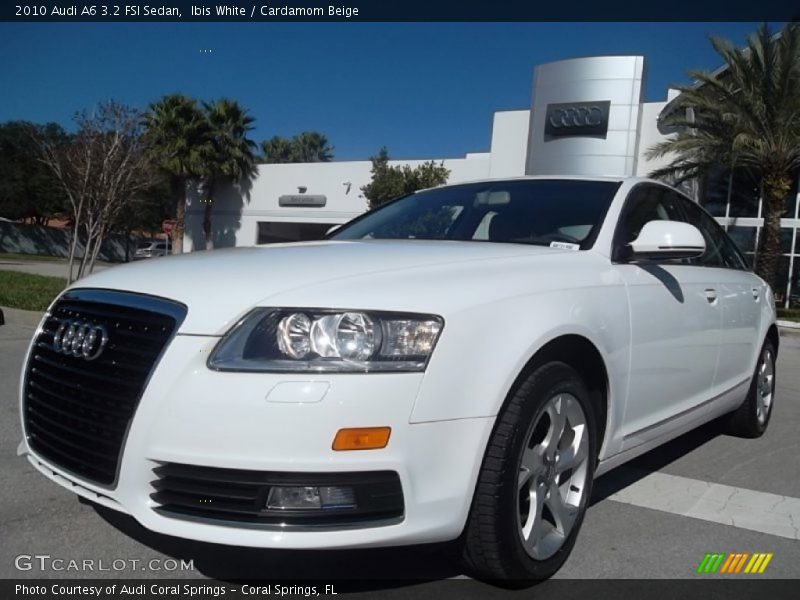 Front 3/4 View of 2010 A6 3.2 FSI Sedan