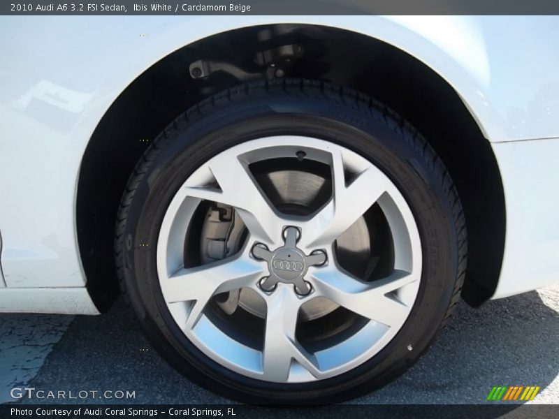 Ibis White / Cardamom Beige 2010 Audi A6 3.2 FSI Sedan