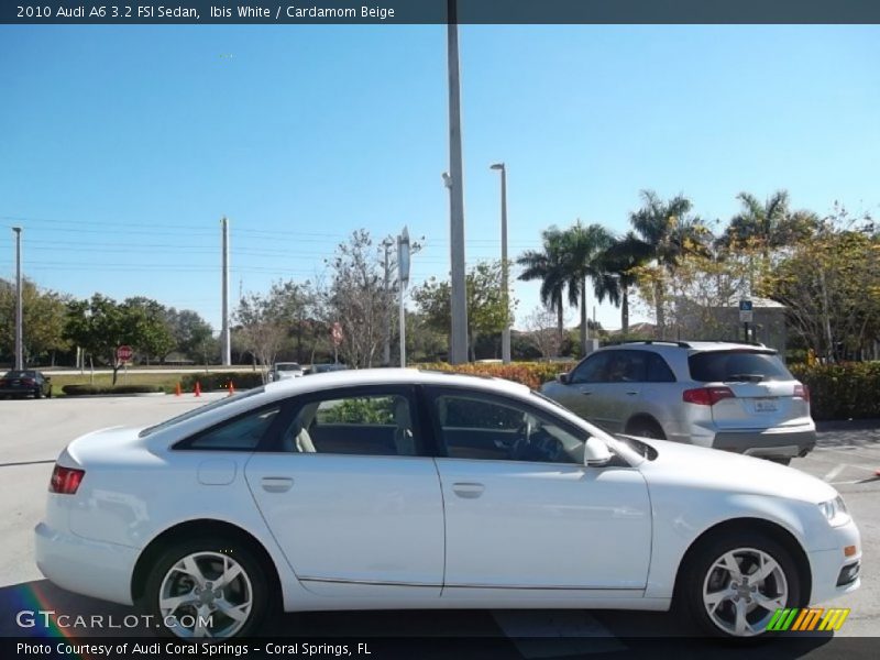 Ibis White / Cardamom Beige 2010 Audi A6 3.2 FSI Sedan