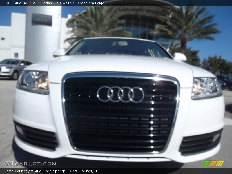Ibis White / Cardamom Beige 2010 Audi A6 3.2 FSI Sedan