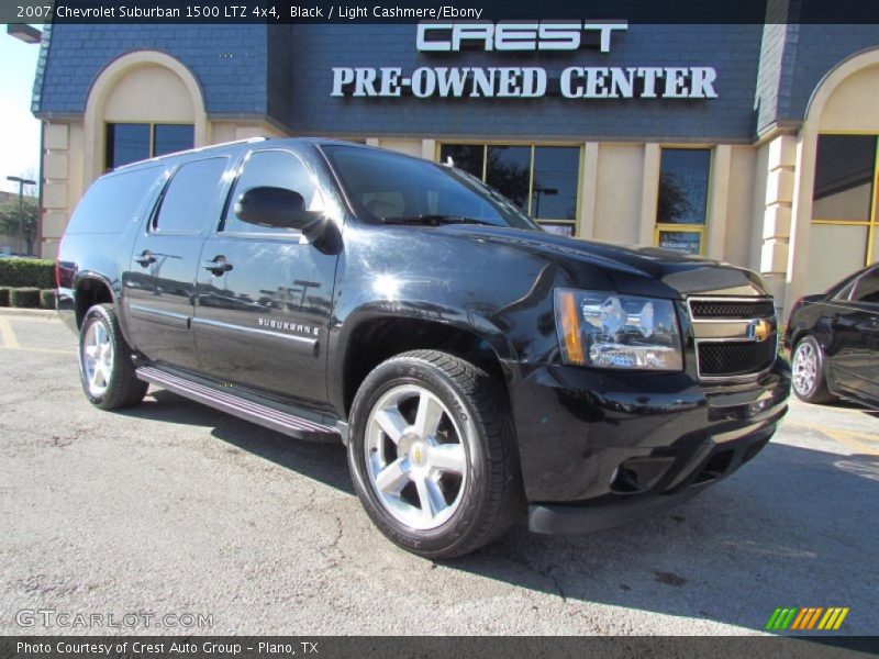 Black / Light Cashmere/Ebony 2007 Chevrolet Suburban 1500 LTZ 4x4