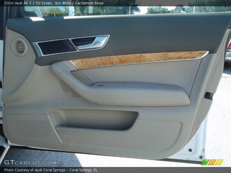 Ibis White / Cardamom Beige 2010 Audi A6 3.2 FSI Sedan