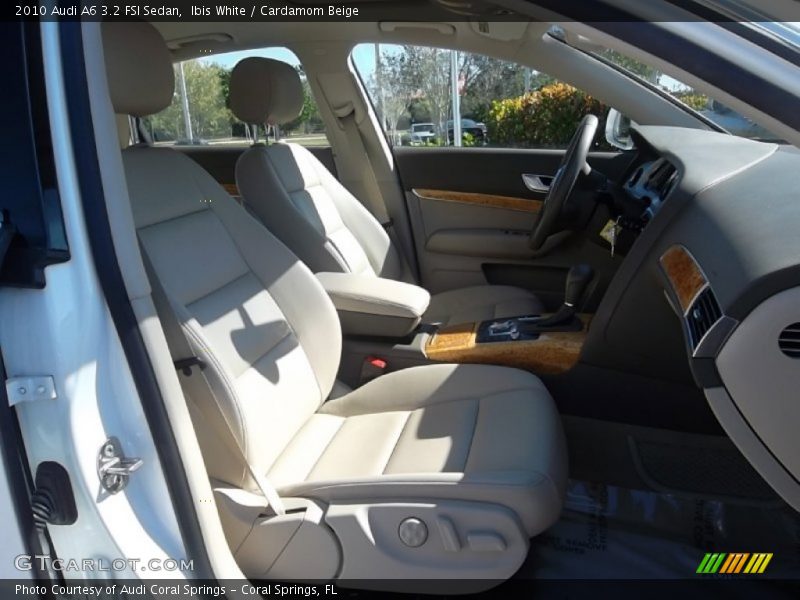 Ibis White / Cardamom Beige 2010 Audi A6 3.2 FSI Sedan