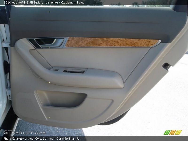 Ibis White / Cardamom Beige 2010 Audi A6 3.2 FSI Sedan
