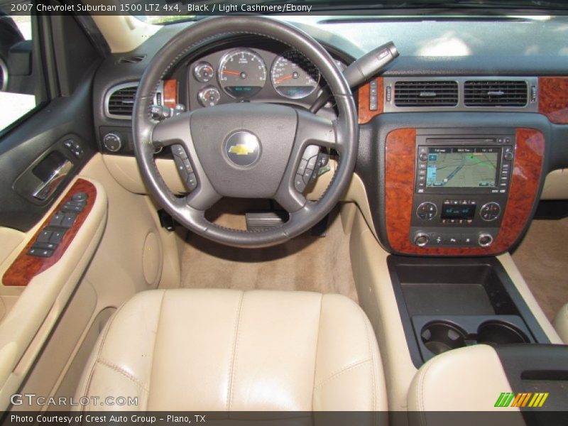 Black / Light Cashmere/Ebony 2007 Chevrolet Suburban 1500 LTZ 4x4