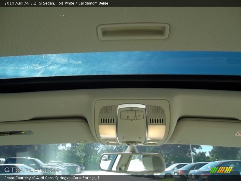 Ibis White / Cardamom Beige 2010 Audi A6 3.2 FSI Sedan