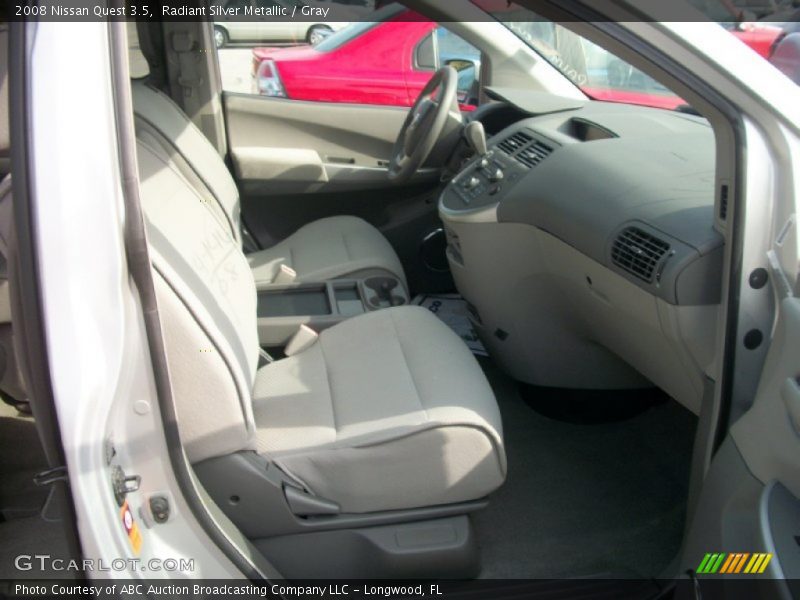 Radiant Silver Metallic / Gray 2008 Nissan Quest 3.5