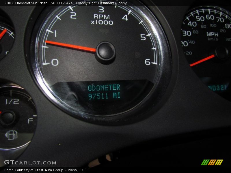 Black / Light Cashmere/Ebony 2007 Chevrolet Suburban 1500 LTZ 4x4