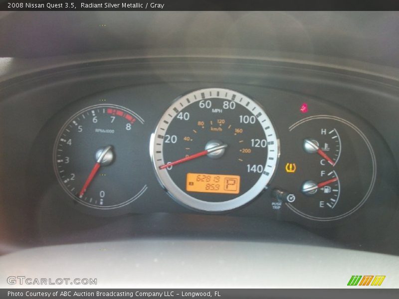 Radiant Silver Metallic / Gray 2008 Nissan Quest 3.5