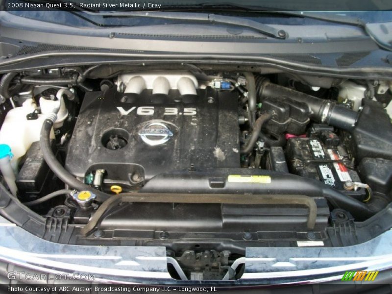 Radiant Silver Metallic / Gray 2008 Nissan Quest 3.5