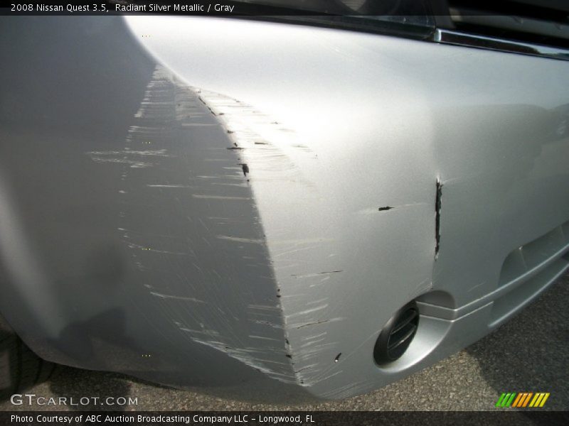 Radiant Silver Metallic / Gray 2008 Nissan Quest 3.5